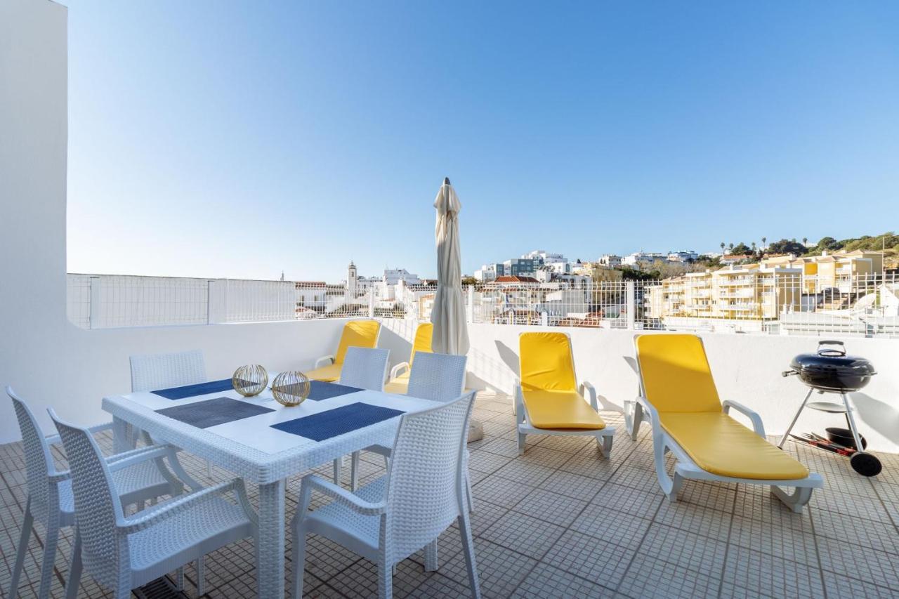 Top Renoviertes Apartment Mit Grosser Terrasse Albufeira Exterior photo